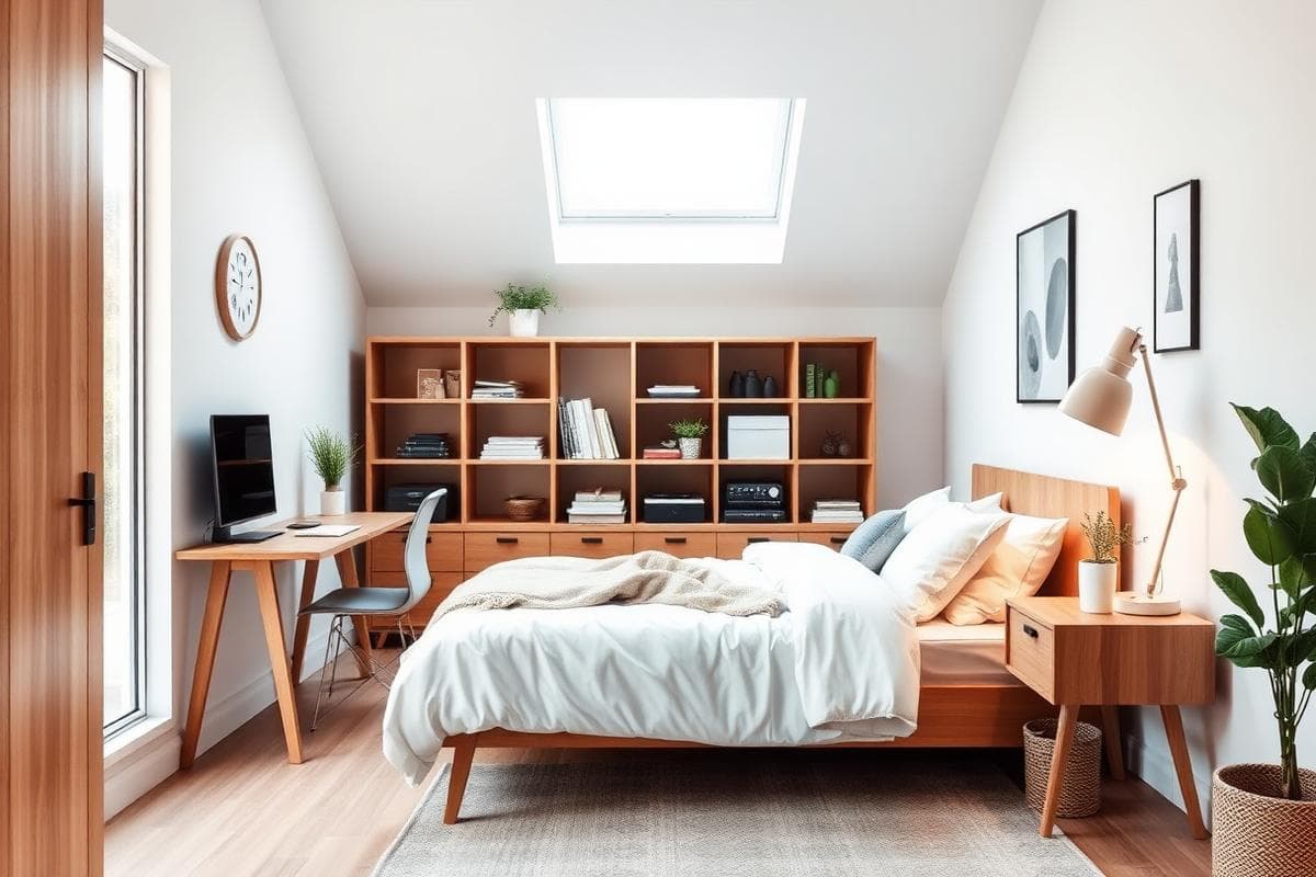Modern student bedroom offered by Amber