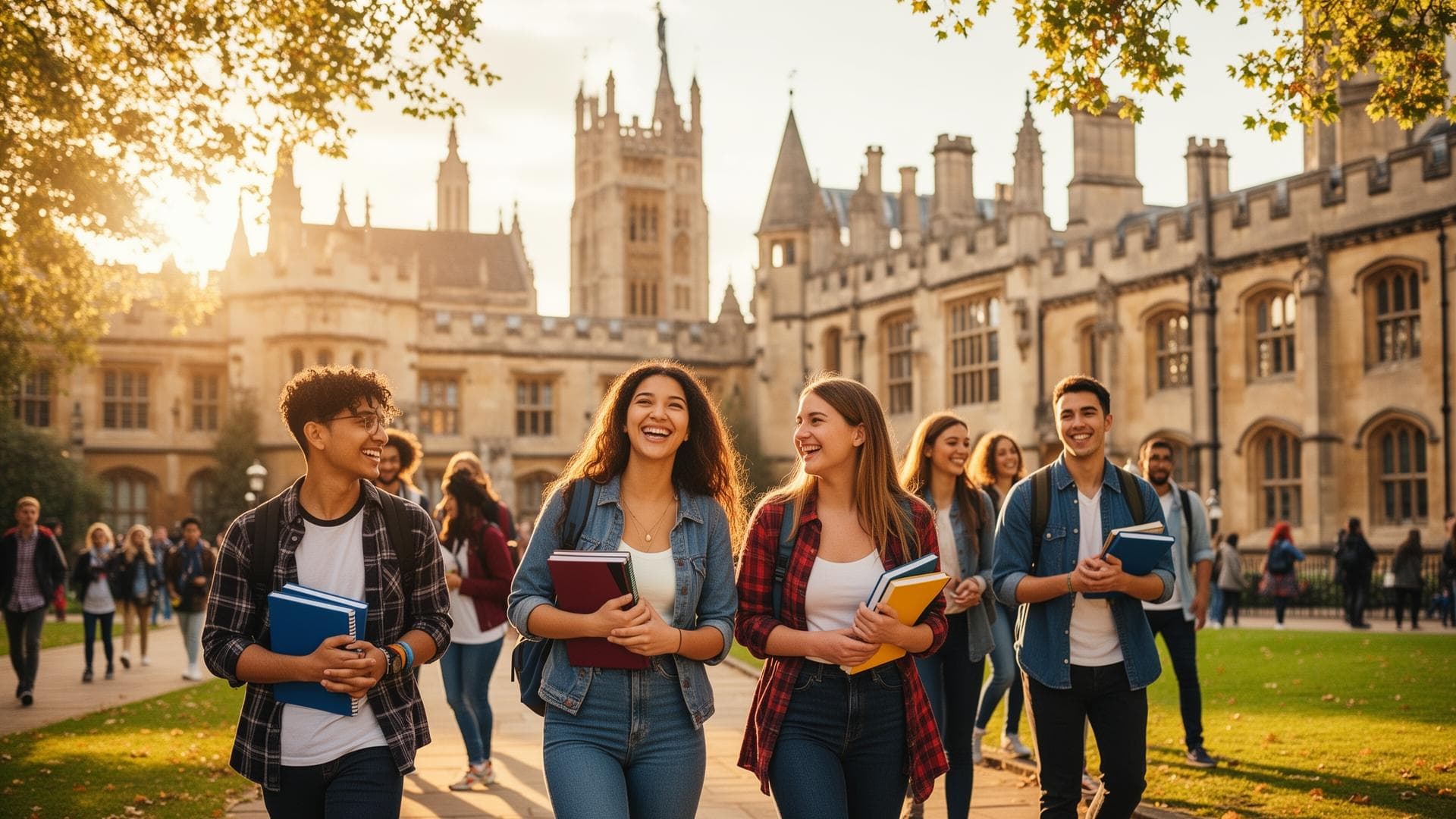 International students at UK university