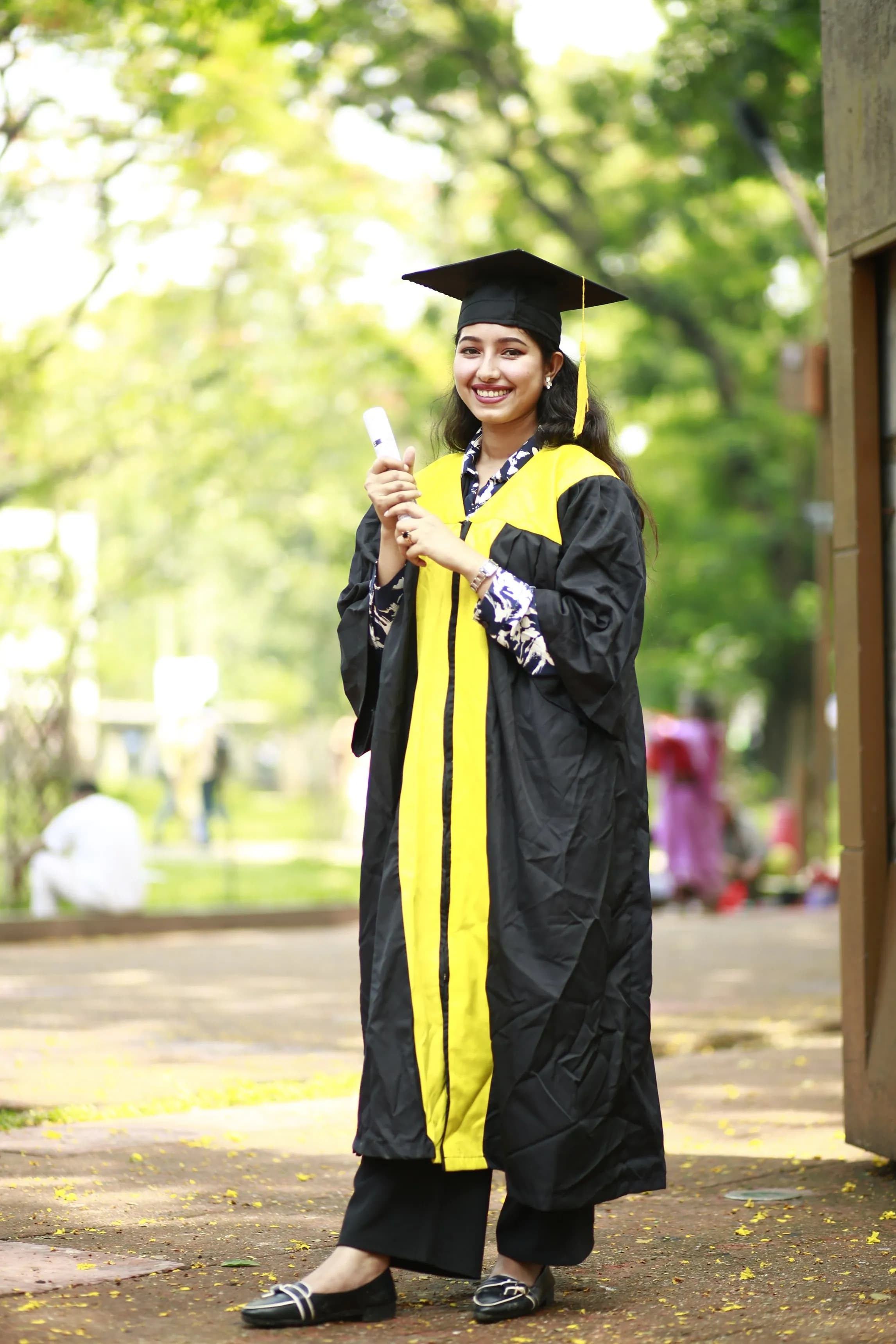 Happy University Student