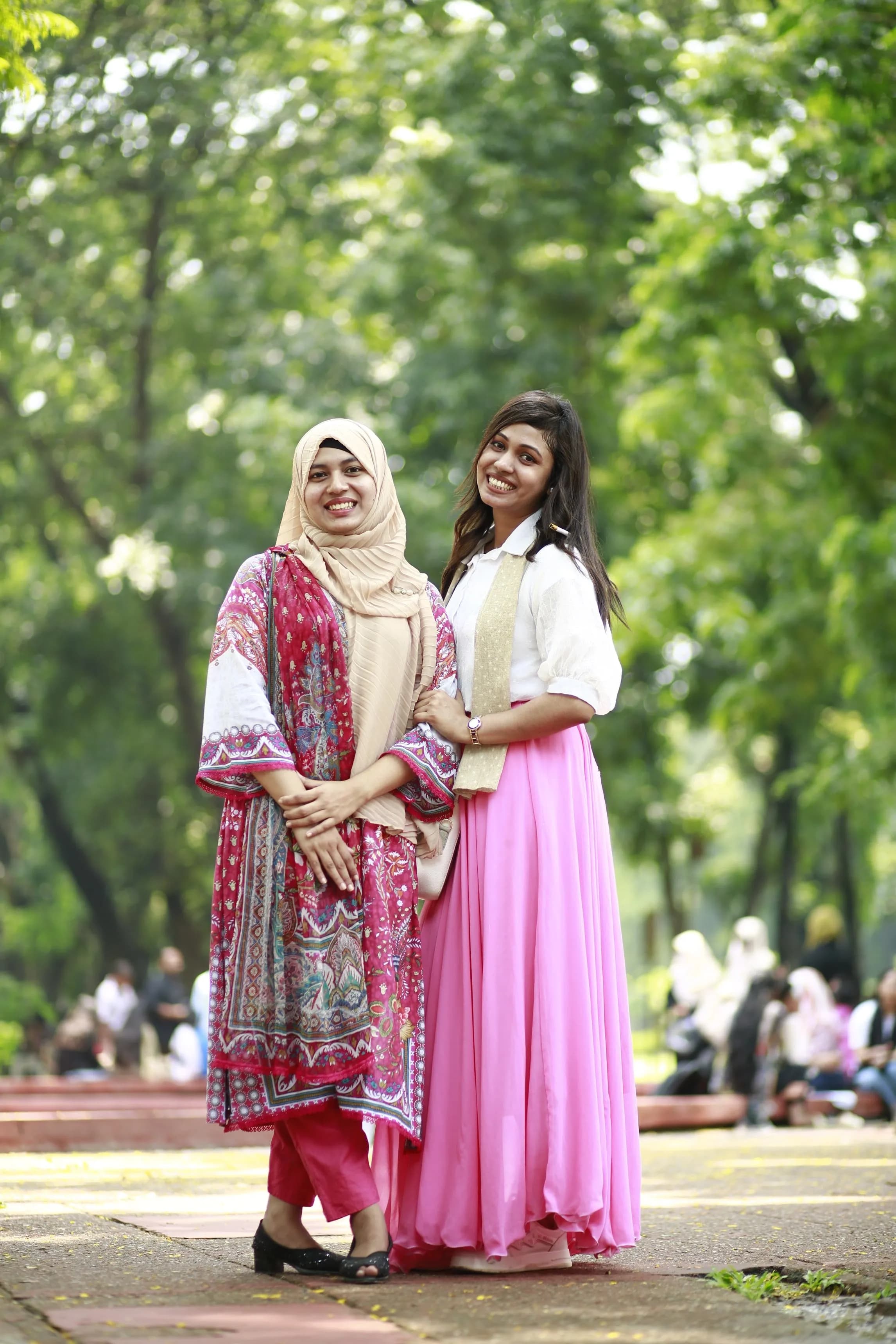 Happy international student